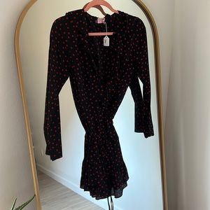 Realisation par polka dot mini dress